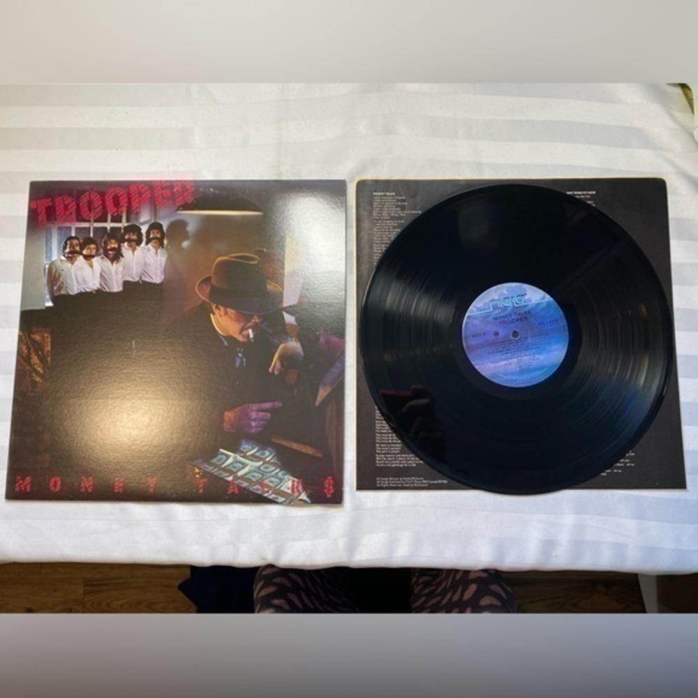 TROOPER - Money Talks- first edition 1982 vinyl Lp album.Near mint condition.12”